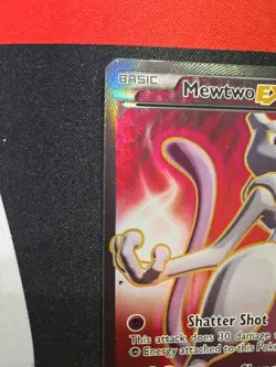 Pokemon TCG Mewtwo EX Holo Full Art Ultra Rare Card 158/162 - Image 5