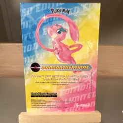 Pokemon Mew 151 Flash Edition Limited Edition Holo Card 2024 - Image 3