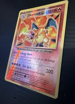 Pokemon 2016 Charizard Holo Card 11/108 - Image 3