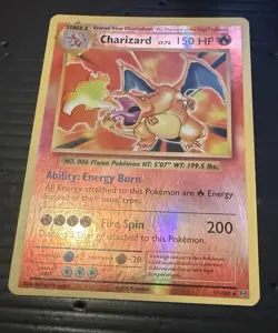 Pokemon 2016 Charizard Holo Card 11/108 - Image 4