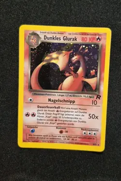 German Pokemon Card Dark Charizard (Dunkles Glurak) Team Rocket Holo 4/82 NM/LP - Image 1