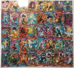 Lot of 40 Japanese Dragon Ball Super Dragonball Heroes TCG Rare Card Set - Image 1