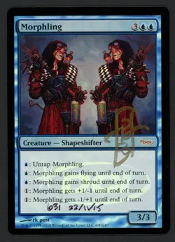 ***FOIL Morphling Promo Signed*** MTG Promo Magic RK Post Kid Icarus - Image 1