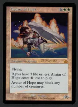 ***FOIL Avatar of Hope*** MTG Prophecy Magic Kid Icarus - Image 1