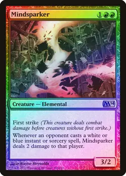 Mindsparker FOIL Magic 2014 / M14 NM Red Rare MAGIC GATHERING CARD ABUGames - Image 1