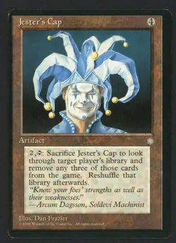 ***Jester's Cap*** MTG Ice Age Magic Kid Icarus - Image 1