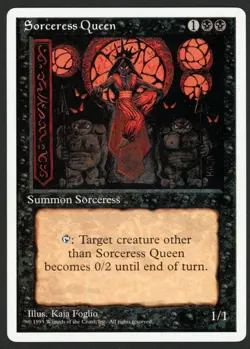 ***Sorceress Queen*** MTG Alternate 4th Edition Magic Kid Icarus - Image 1