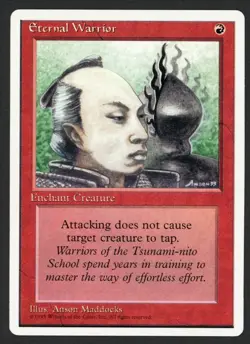 ***Eternal Warrior*** MTG Alternate 4th Edition Magic Kid Icarus - Image 1