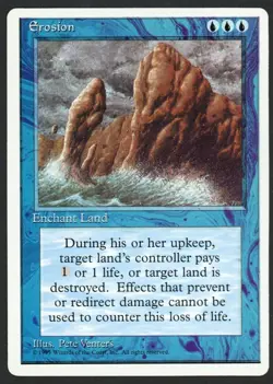 ***Erosion*** MTG Alternate 4th Edition Magic Kid Icarus - Image 1