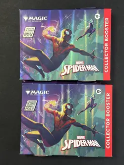 Lot of (2) Magic The Gathering MTG Spider-Man Collector Booster SEALED - Image 1