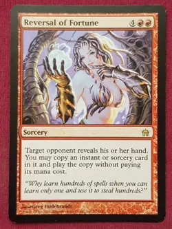 Magic The Gathering FIFTH DAWN REVERSAL OF FORTUNE red card MTG - Image 1
