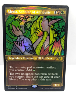 Meria, Scholar of Antiquity -Dominaria United -Showcase -Textured Foil -DMU 346 - Image 1