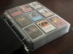 Very Big 0ld Vintage Magic Gathering 1134 Cards Collection Binder Alpha Mtg Lot - Image 1