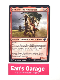 MTG LOTR Eomer of the Riddermark LTR 121 Uncommon - Mint - Image 1