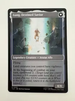 Aang at the Crossroads / Destined Savior MTG Magic Gathering Card NM Mint TLA - Image 2