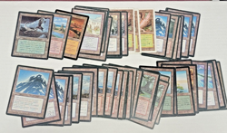 MTG Magic The Gathering Land Rares Lot of 50 Cards DMG/PR/HP Played L3 - Image 1
