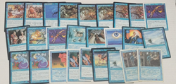 MTG Magic The Gathering Blue Rares Lot of 50 Cards DMG/PR/HP Played BU5 - Image 2