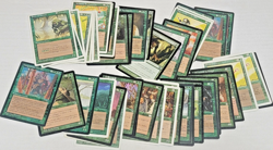 MTG Magic The Gathering Green Rares Lot of 50 Cards DMG/PR/HP Played GR4 - Image 1