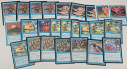 MTG Magic The Gathering Blue Rares Lot of 50 Cards DMG/PR/HP Played BU4 - Image 2