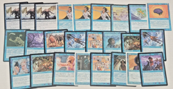 MTG Magic The Gathering Blue Rares Lot of 50 Cards DMG/PR/HP Played BU3 - Image 2