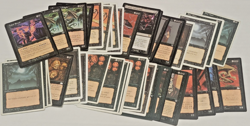 MTG Magic The Gathering Black Rare Mythic Lot of 50 Cards DMG/PR/HP Played K3 - Image 1