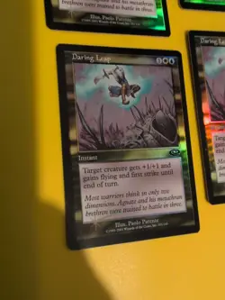 Daring Leap x4. Playset Instant. MTG 4 Card. Planeshift.OLD VINTAGE FOIL - Image 3