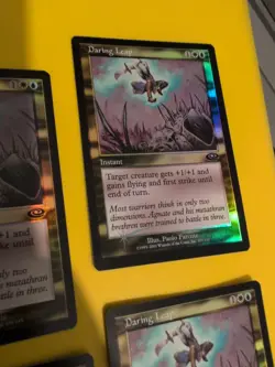 Daring Leap x4. Playset Instant. MTG 4 Card. Planeshift.OLD VINTAGE FOIL - Image 5