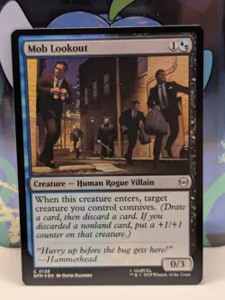 FOIL Mob Lookout MTG Magic The Gathering TCG Marvel's Spider-Man 136 - NM - Image 1