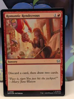 FOIL MTG MAGIC Universes Beyond: Spider-man Romantic Rendezvous 0086 - NM - Image 1