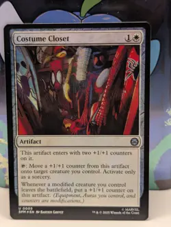 FOIL Costume Closet - 0005 - Marvel's Spider-Man - MTG - NM - Image 1