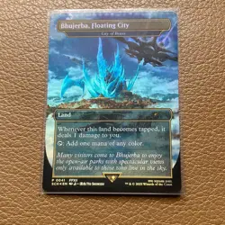 MTG Bhujerba, Floating City / City of Brass Final Fantasy SCH Winner promo FOIL - Image 1