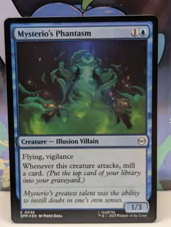 FOIL Mysterio's Phantasm MTG Marvel's Spider-Man Magic the Gathering 38 - NM - Image 1