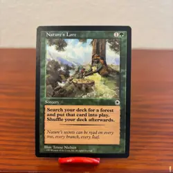 1997 Magic The Gathering - Nature's Lore - NM - Portal - Vintage - Image 1