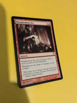 Blasphemous Act. Innistrad rare sorcery Magic the Gathering Card. - Image 3