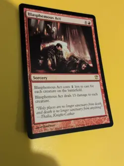 Blasphemous Act. Innistrad rare sorcery Magic the Gathering Card. - Image 4