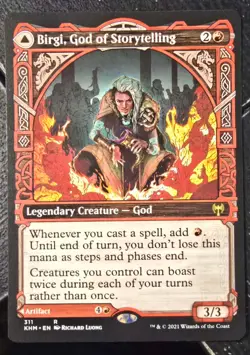 Birgi, God of Storytelling (Showcase) Kaldheim Regular - Image 1