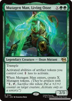 Mutagen Man, Living Ooze [TMT - 124] - NM[Normal] - Image 1