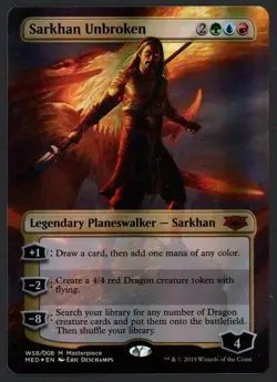 ***FOIL Sarkhan Unbroken*** MTG Mythic Edition Magic Kid Icarus - Image 1