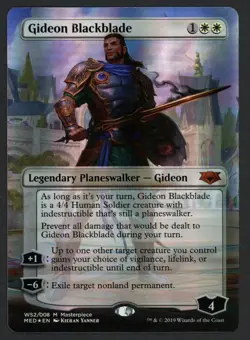 ***FOIL Gideon Blackblade*** MTG Mythic Edition Magic Kid Icarus - Image 1
