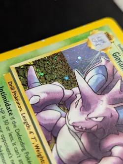 Giovanni's Nidoking 7/132 Gym Challenge Pokemon LP Holo - Image 3