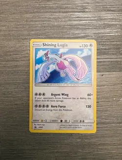 (SHINY) Pokemon Shining Lugia SM82 Promo Holo Basic Card Shining Legends - Image 2