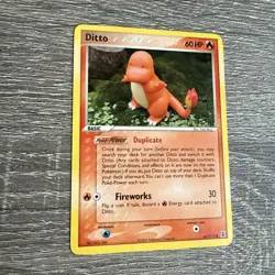 Pokemon Ditto Charmander 61/113 2005 Delta Species Regular Common Vintage TCG - Image 2