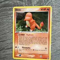 Pokemon Ditto Charmander 61/113 2005 Delta Species Regular Common Vintage TCG - Image 5