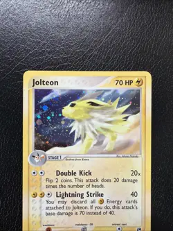 Pokemon TCG Jolteon 6/100 Holo EX Sandstorm Holo Rare NM/LP With Swirl🌀 - Image 3