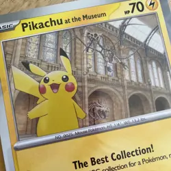 Pokemon Natural History Museum Pikachu at the Museum Promo Card New and Sealed - Image 3