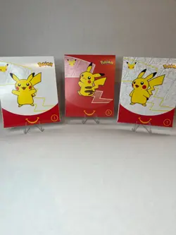 3x of Pokemon 25th Anniversary 2021 McDonalds Promo Packs Sealed New - Image 1