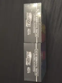 Evolving Skies Pokemon Center Elite Trainer Box (ETB) Set of 2 w/Acryllic Cases - Image 2