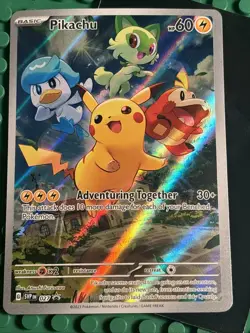 Pokemon Promo Pikachu Paldea Evolved SVP 027 Near Mint NM - Image 2