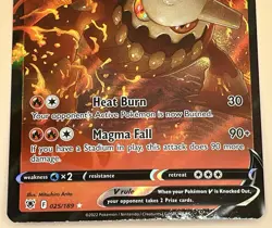 Heatran V 025/189 – Astral Radiance (Ultra Rare) – Near Mint – Pokemon TCG - Image 4