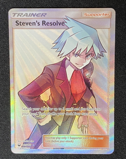 Steven's Resolve (Full Art) Ultra Rare SM - Celestial Storm 165/168 MINT Pokemon - Image 1